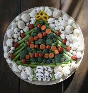 Tree made of healthy vegitables from alisonsweeney.com